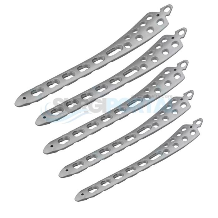 Veterinary Medial Distal Tibia Plates 3.5mm Set of 8pcs SS - Image 1