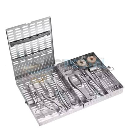 Veterinary Orthopedic Set Contains 19 instruments + A Cleaning Storage Cassette