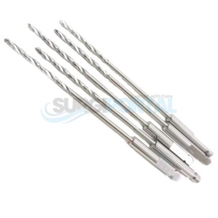 Veterinary Q.C. Drill Bit 2.0mm x 100mm Surgical Instruments (Lot of 5 pcs) SS