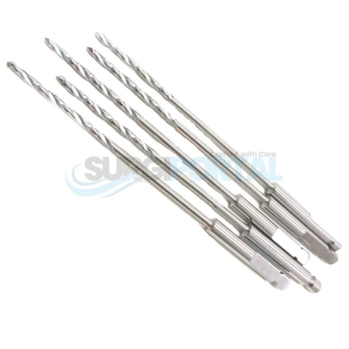 Veterinary Q.C. Drill Bit 2.0mm x 100mm Surgical Instruments (Lot of 5 pcs) SS - Image 1