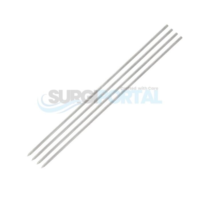 Veterinary Threaded K Wire 1.0mm, 1.5mm & 2.0mm (Lot of 150pcs) Instrument SS - Image 1