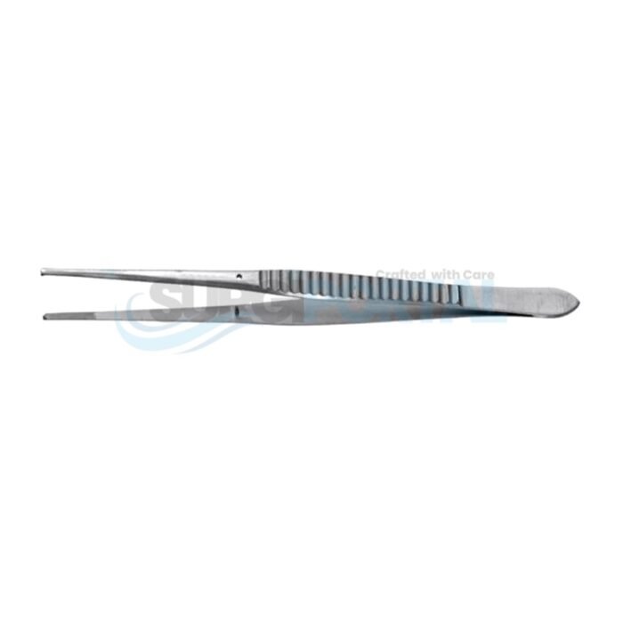 Waugh Tissue Forceps 1X2 Teeth Serrated 18.0 cm General Surgery Instruments - Image 1