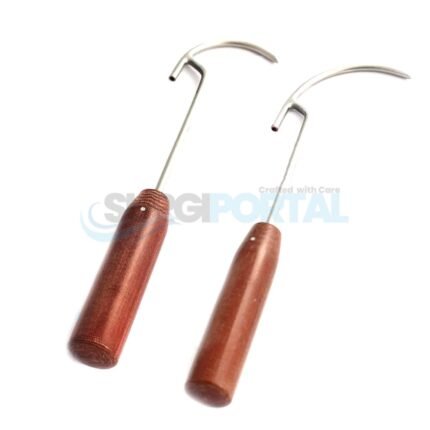 Wire Passer 45mm and 70mm Fiber Handle Set of 2 Pcs Orthopedic Instruments