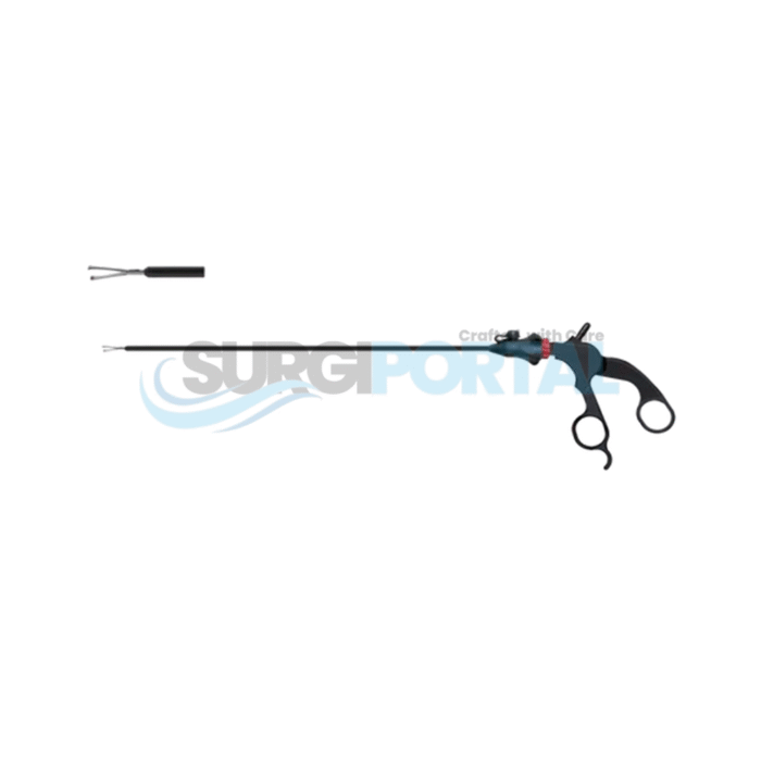 Allis Grasping Forceps Fine Axial Serrations 10mm Sheath Diameter  3 Piece Modular Reusable Full System - Image 1