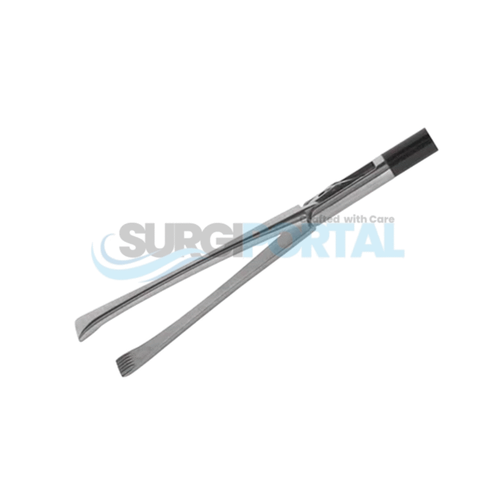 Allis Grasping Forceps Fine Axial Serrations 5mm Sheath Diameter 3 Piece Modular Reusable Insert - Image 1