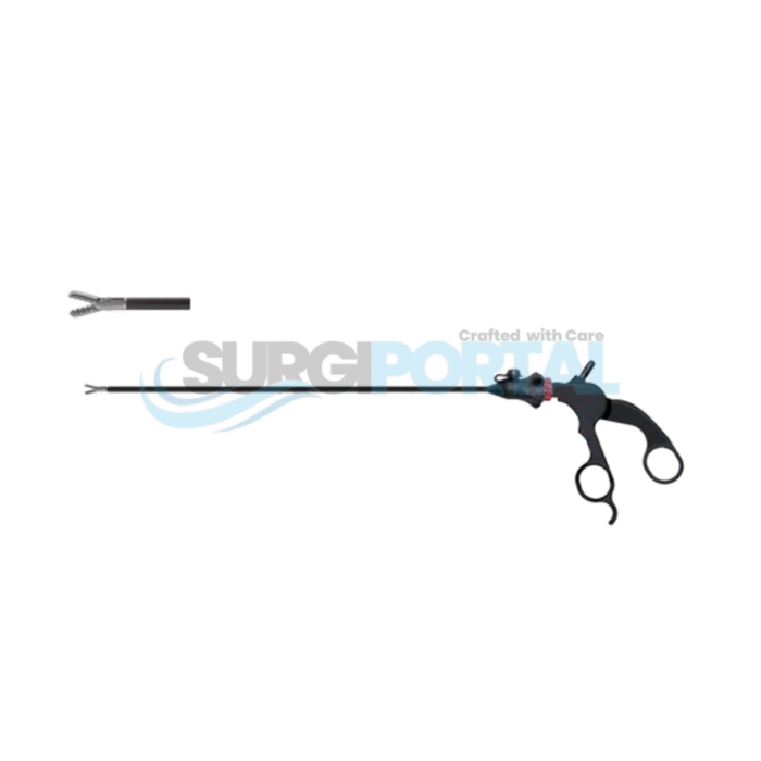 Laparoscopic Alligator Grasping Forceps Medical Instrument - 3 Piece Reusable Modular - DDP Elite USA - Image 1