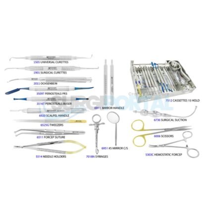 Crown Lengthening & Ridge Augmentation Kit 16 Pieces