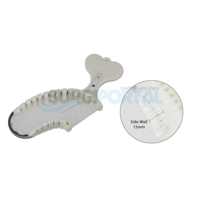 Disposable Fish Bone Tray Posterior Quadrant, 15 mm - Image 1