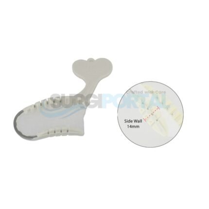 Disposable Fish Bone Tray Posterior Side, 14 mm