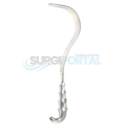 Deaver Retractor 1" x 13" – Hollow Grip Handle