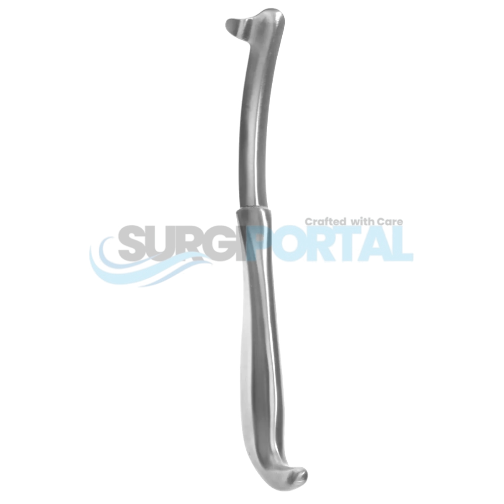 resized_processed_8 Bauer Intraoral Sigmoid Notch Retractor Left 8'' Bauer Intraoral Sigmoid Notch Retractor – Left - Image 1