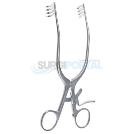 Adson Cerebellum Retractor 7 1/2" Angled 45° Sharp