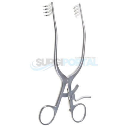 Adson Cerebellum Retractor 7 1/2" Straight Sharp