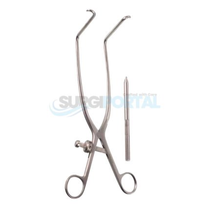 B Z Retractor 3 D 7 Spread 90° with Wrench