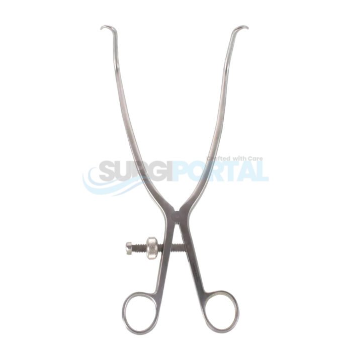 Deep B Z Retractor Angled 90° – 1.5" Deep, 5" Spread - Image 1