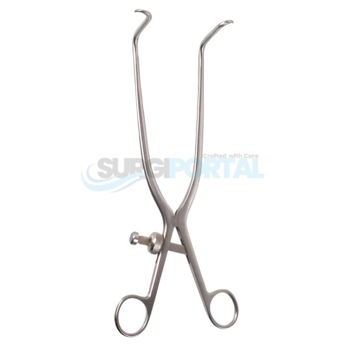 Deep B Z Retractor Angled 90° – 2" Deep, 5" Spread - Image 1