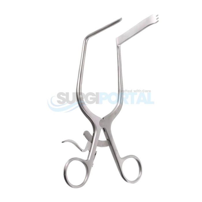 Micro Disc Retractor Self-Retaining 6 90x10mm Right Hook Left Blade - Image 1