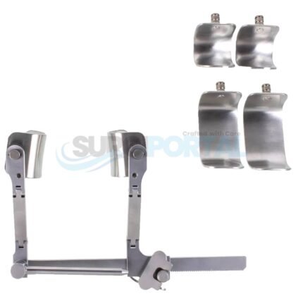 Mini Thoracotomy Retractor – With 3 Blades