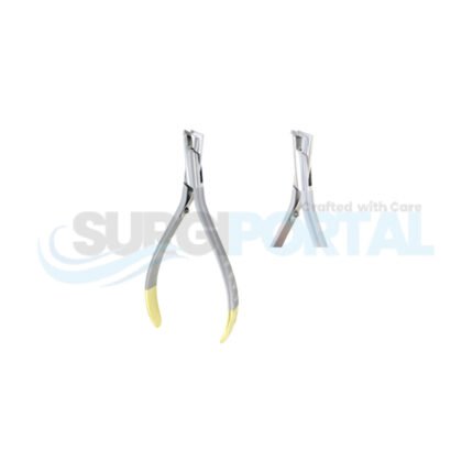 Orthodontic Distal End Cutter T/C, Safety Hold, Long Handle, 14.5 cm, Max Cutting Wire Size .020 / .018 / .025