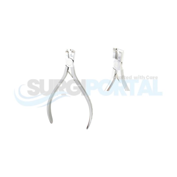 Orthodontic Distal End Flush Cutter T/C, Safety Hold, 12 cm, Max Cutting Wire Size .020 / .018 / .025 - Image 1