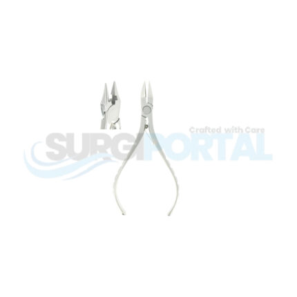 Orthodontic Plier Bird Beak with Soft Wire Cutter 12 cm