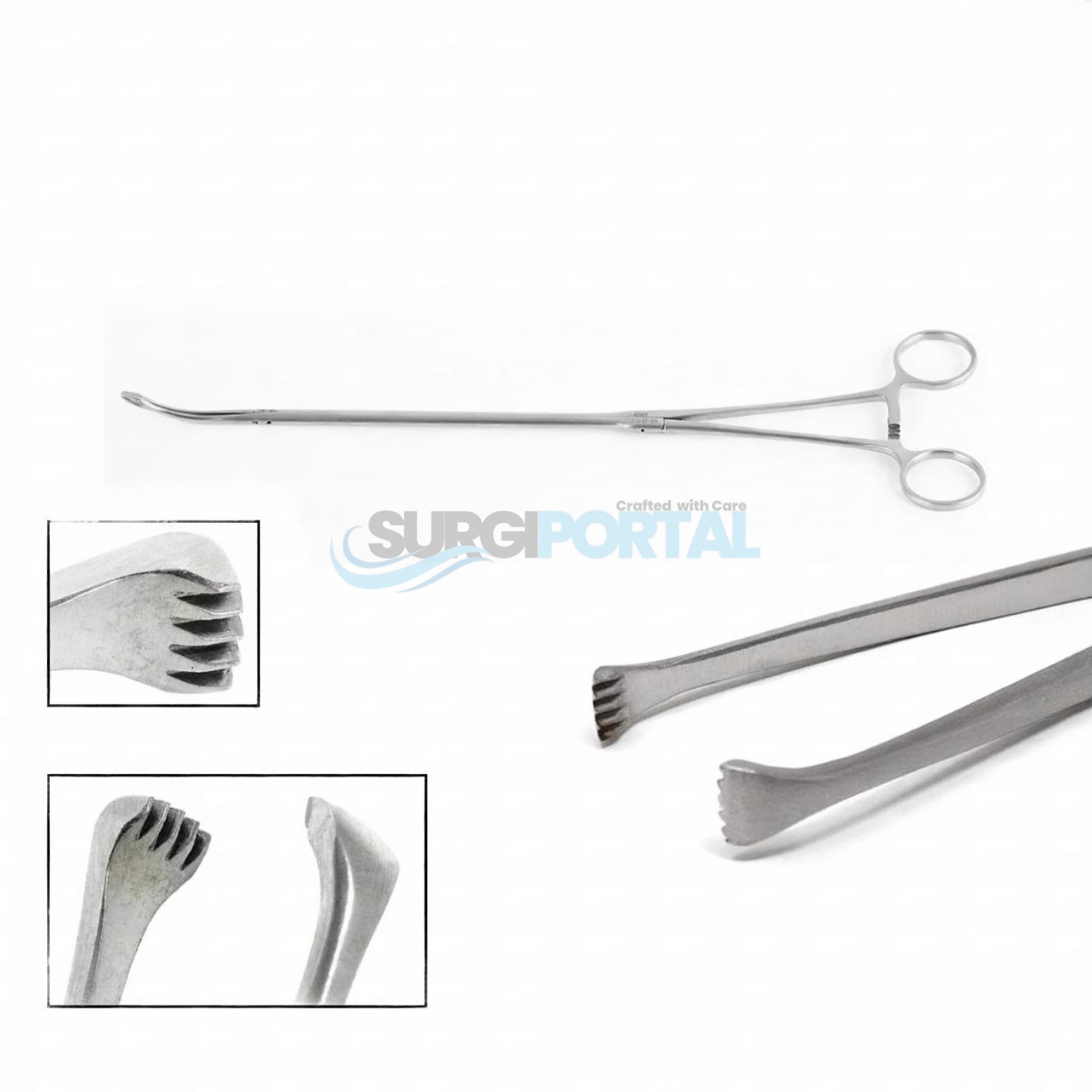 113 1 pc Thoracoscopy Surgical Instruments Set | Thoracotomy Tissue Forceps - Image 1