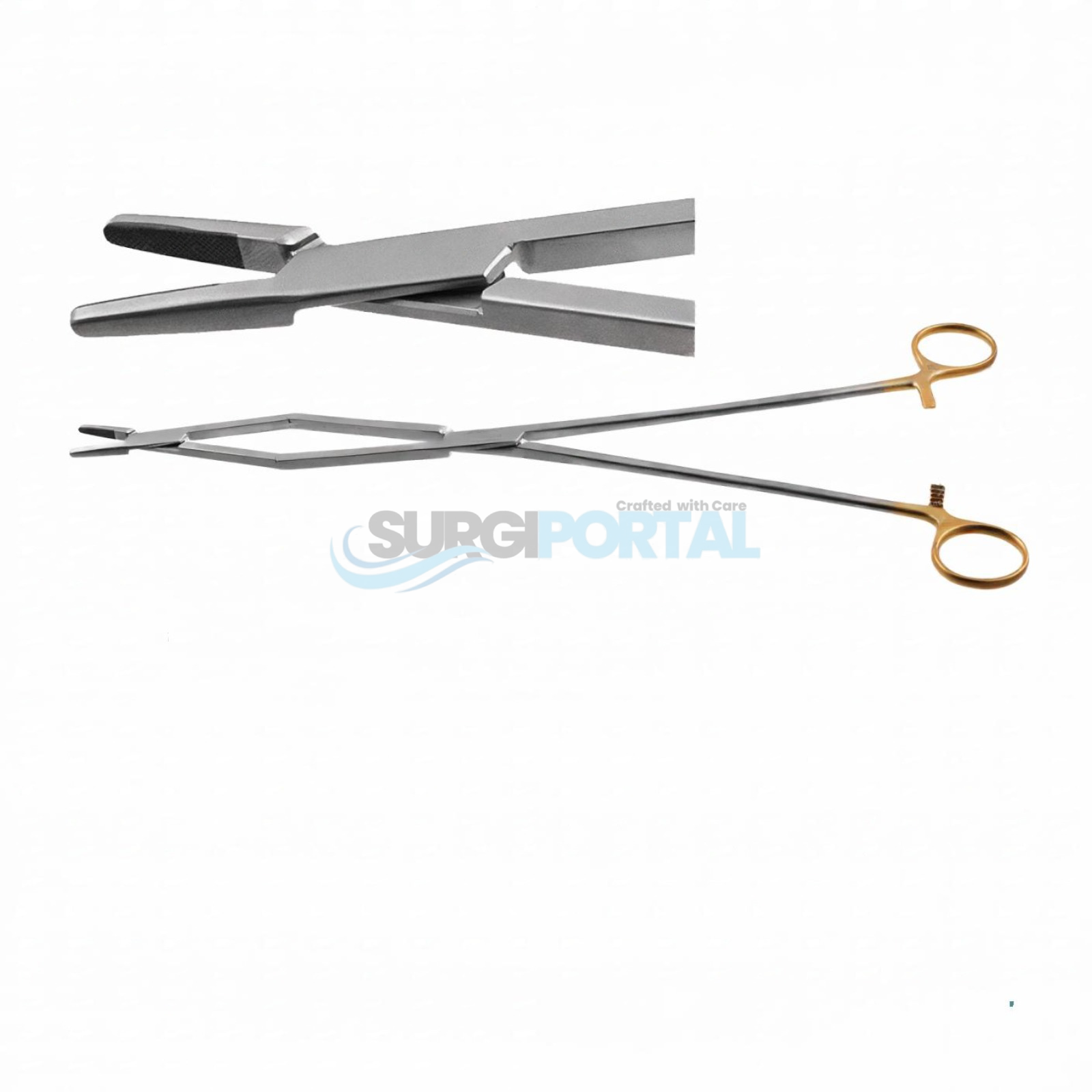 115 DeBakey Newman Double Articulating Needle Holder TC 14½" Surgical Tool - Image 1