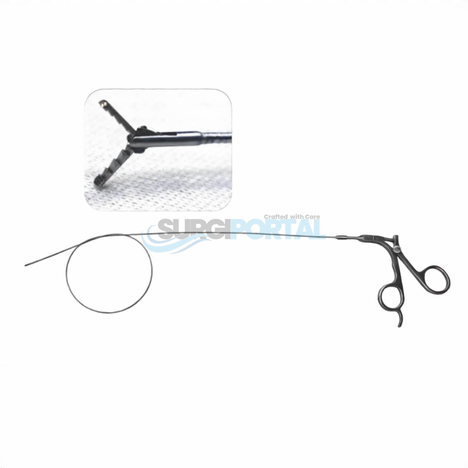 121 Flexible Alligator Forceps 5FR, 60cm – Laparoscopic Urology Instrument, Reusable - Image 1