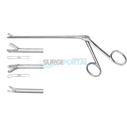 DECKER Micro Surgery Rongeur – 6″ (15.2 cm) – Curved Right – Cup 2 × 10 mm