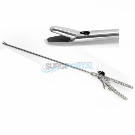 5mm Laparoscopic V-Type Needle Holder Forceps 330mm – MIS Biopsy Instrument