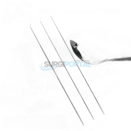 Kleinsasser Laryngeal Needle – Curved Left – Set of 3 – ENT Microsurgery