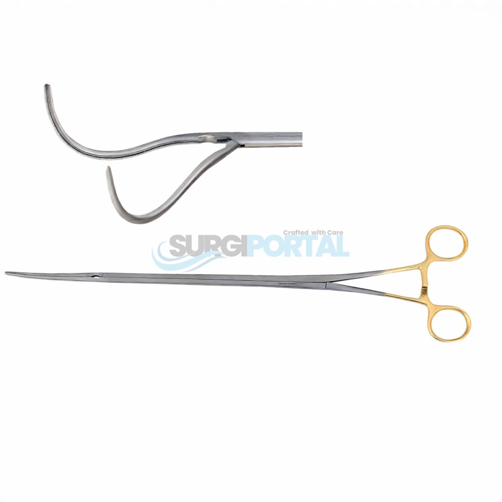 42 Thoracoscopic DeBakey Forceps – 10mm Shaft 90° Angled Jaw - Image 1