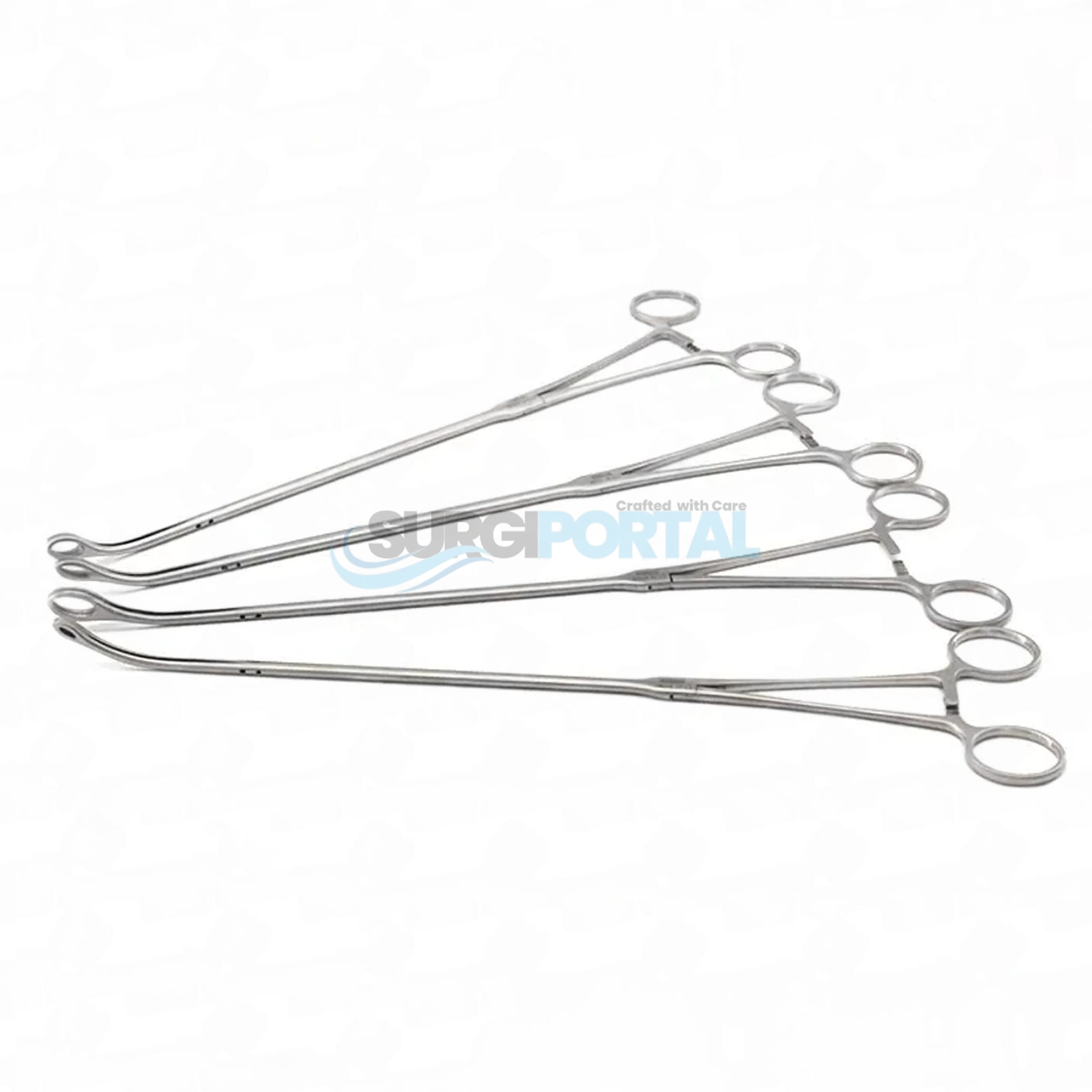 46 VATS Tissue Forceps Set – 4 Pieces | Thoracoscopic Instruments - Image 1