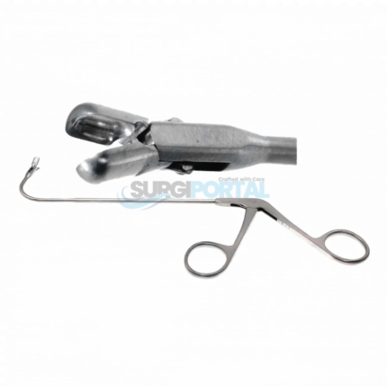 Biopsy & Grasping Forceps – 120mm | 110° Curved | 4.0mm Cup Jaws | ENT Surgical Tool