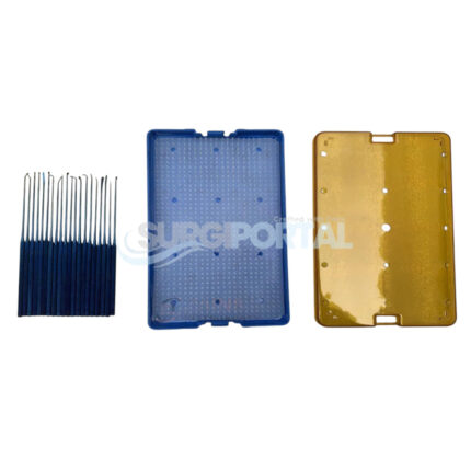 New Micro Dissector Expanded 20 PCs Set – Neurosurgery Set with Sterilizing Case