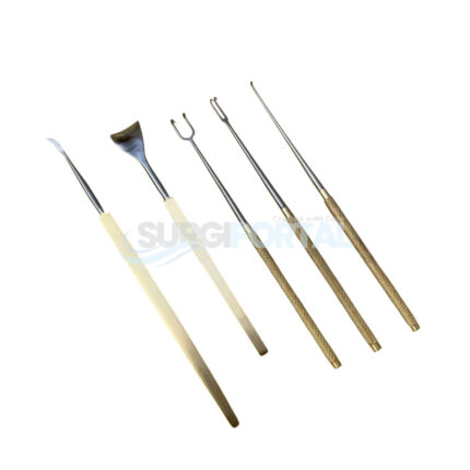 ENT Sickle Knife Skin Hook Surgical Retractors Rhinoplasty Nasal Surgery Set