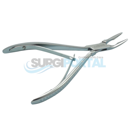 OR Grade Micro Friedman Bone Rongeur 6" – Slightly Curved Dental Instrument