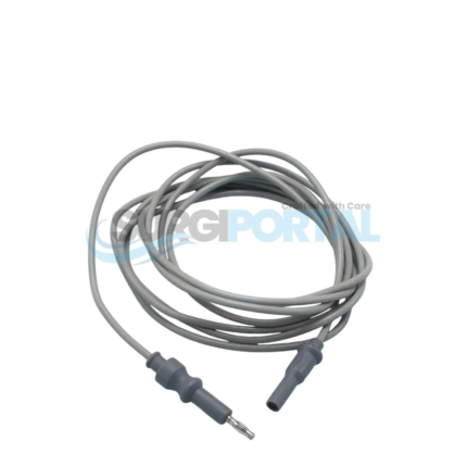 Reusable Monopolar Forceps Cable – US Connector 1 Pin 4mm Banana Plug | Laparoscopy Instrument